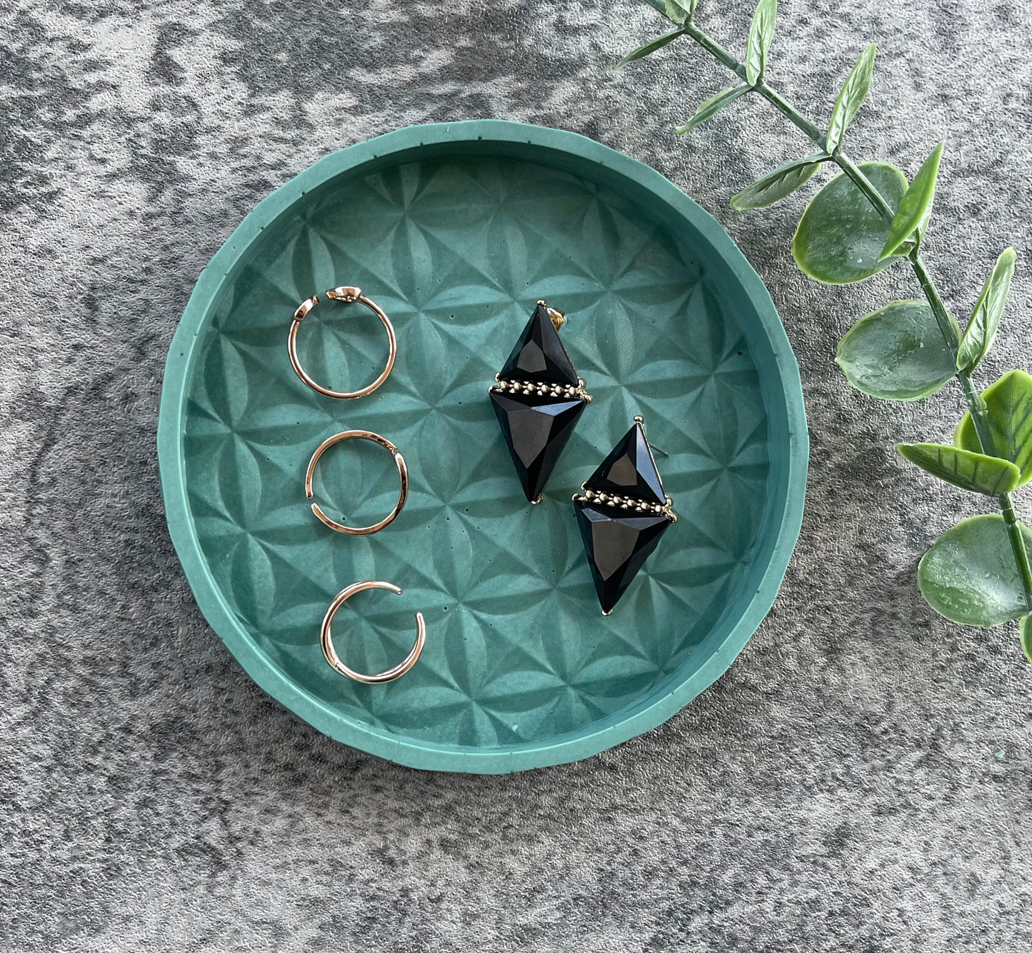 Circle Trinket | Muted Teal