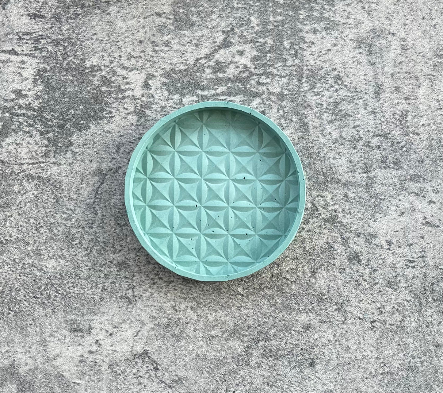 Circle Trinket | Dusty Aqua