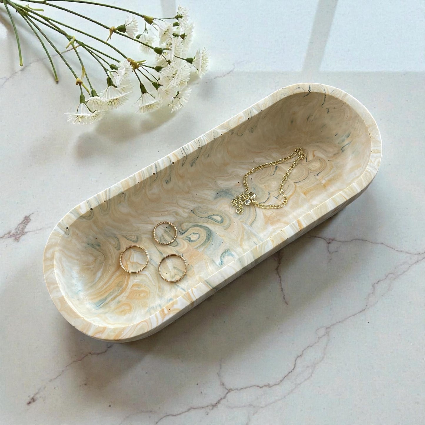 Accent Bowl | Orange-Yellow + Green