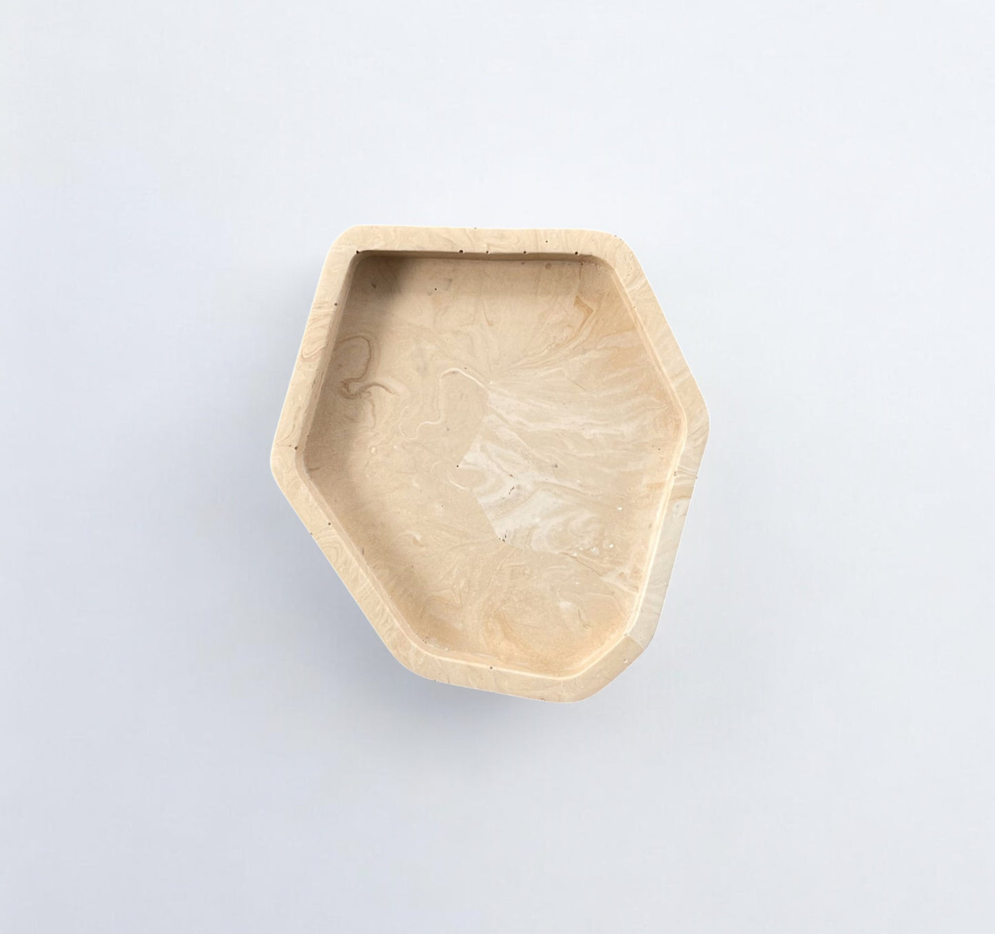 Small Abstract Trinket | Tan