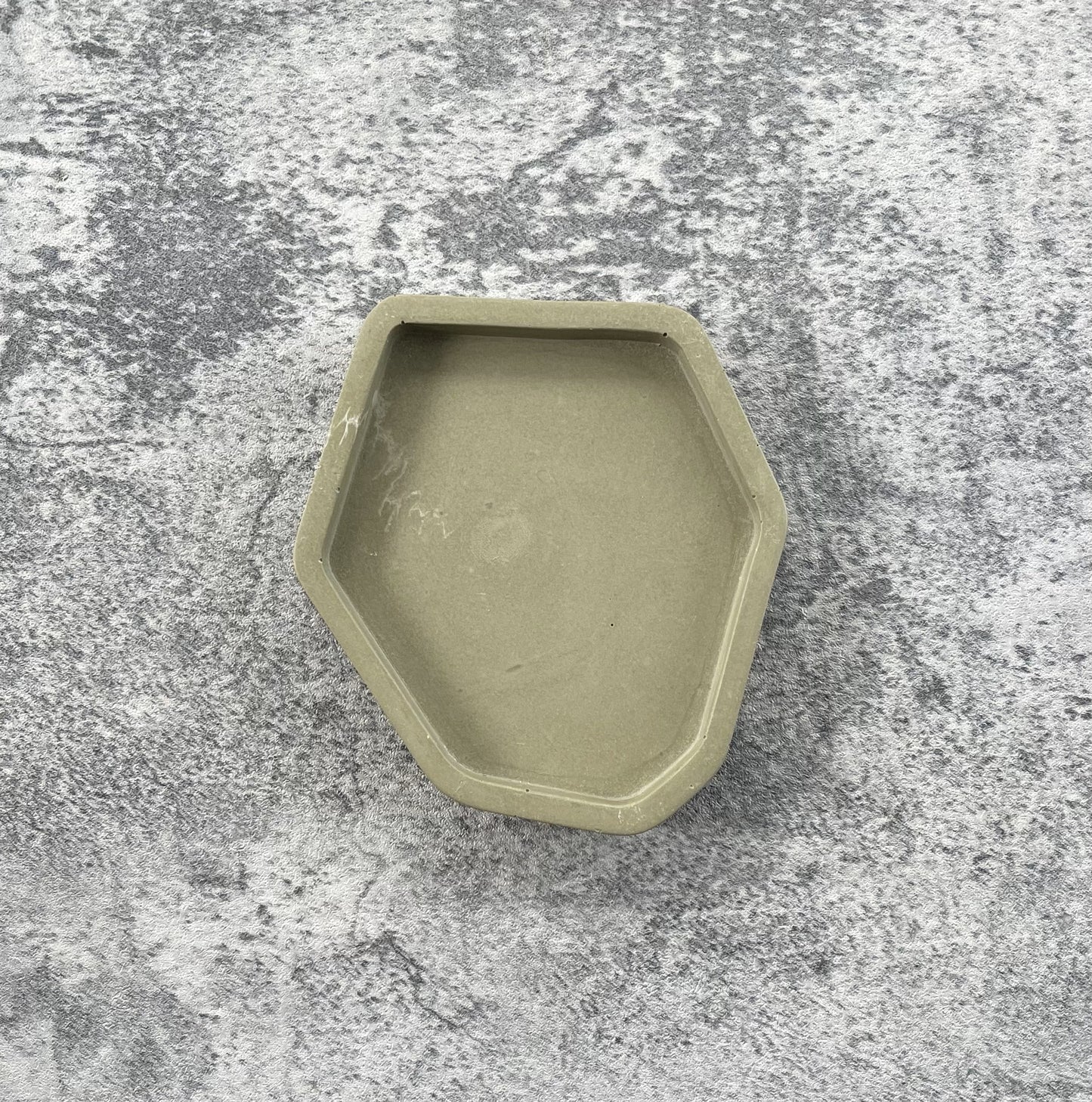 Small Abstract Trinket | Olive Green