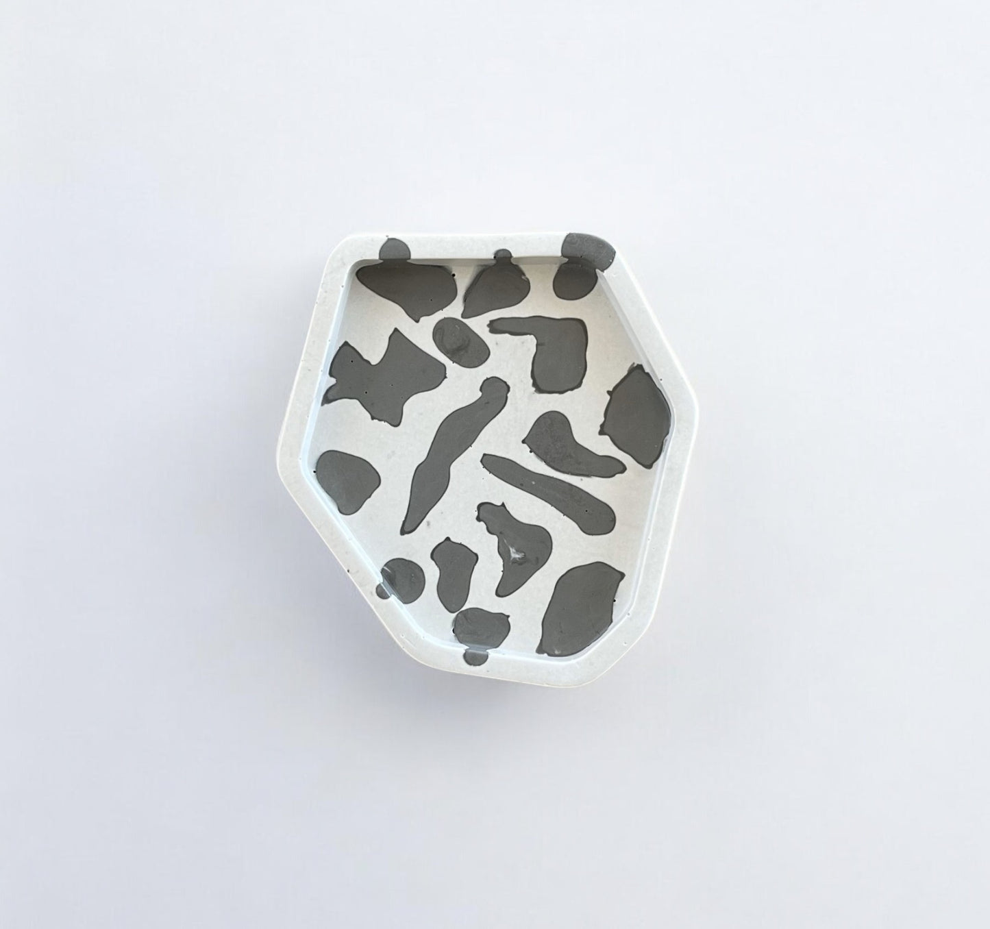 Small Abstract Trinket | Grey