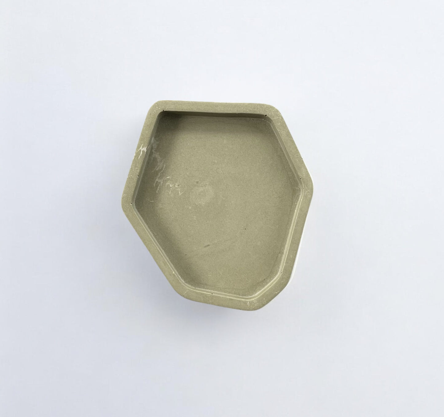 Small Abstract Trinket | Olive Green
