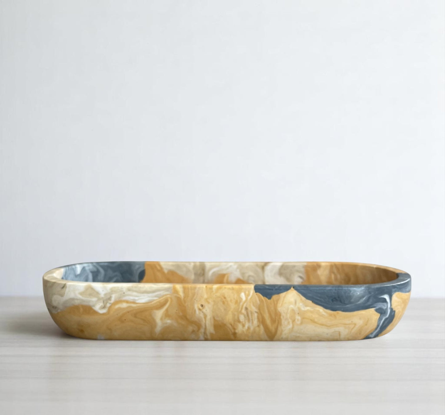 Accent Bowl | Blue + Yellow