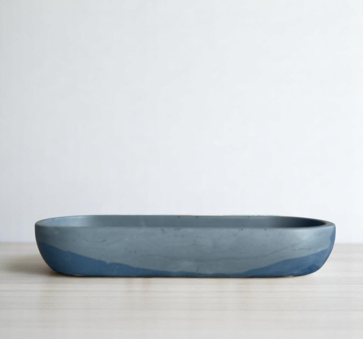 Accent Bowl | Two-Toned Blue Bowl