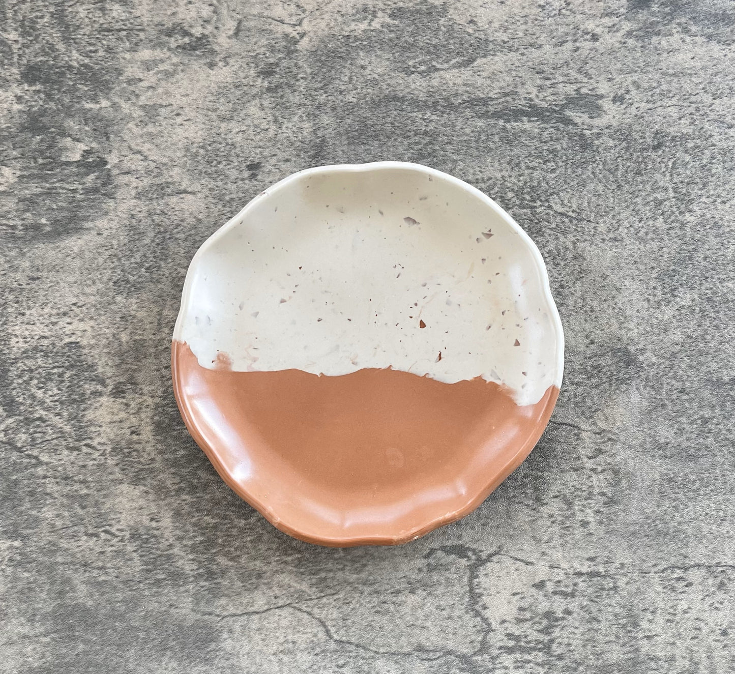 Round Accent Dish | Beige, Terracotta