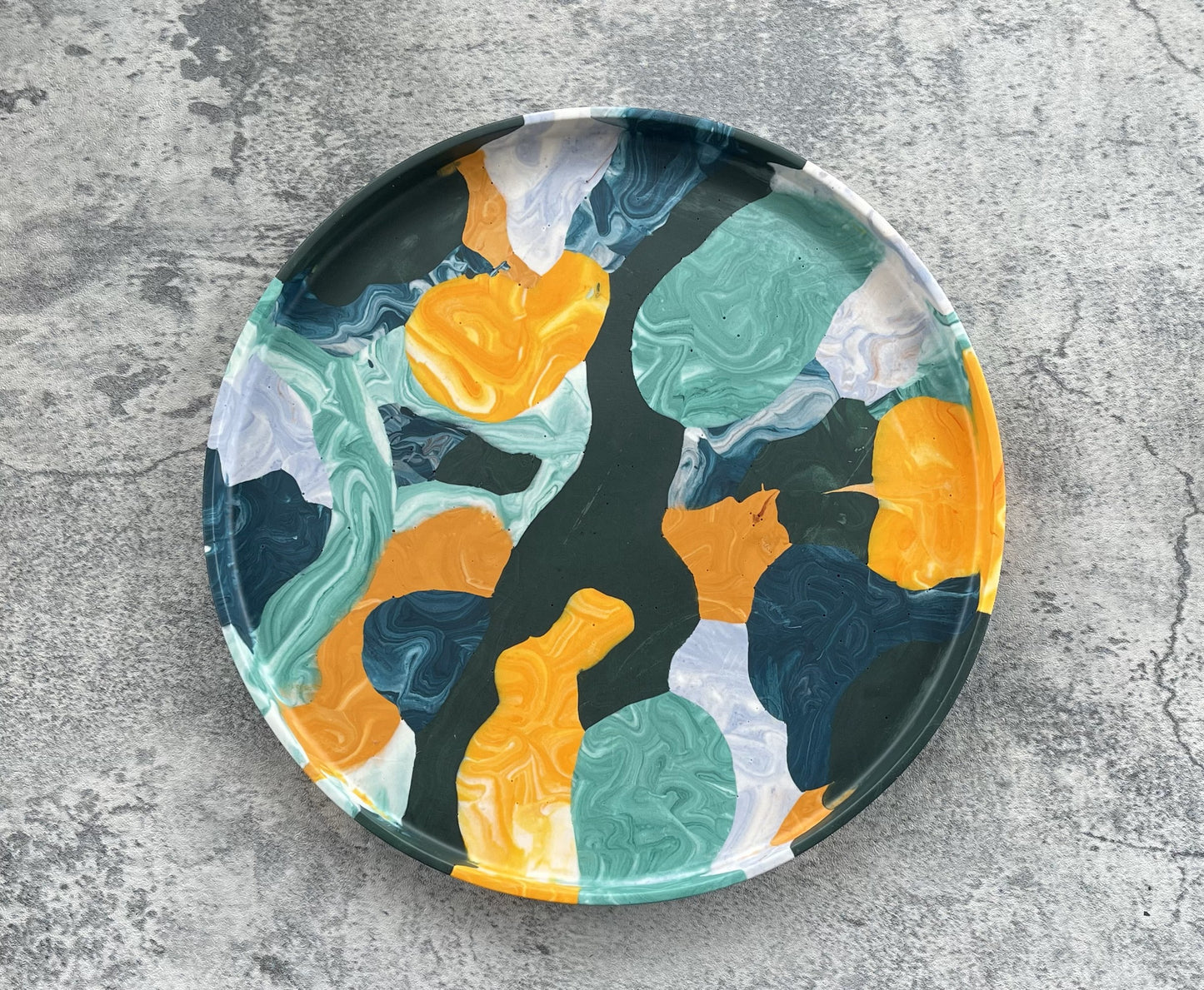 Large Circle Tray | Multicolor