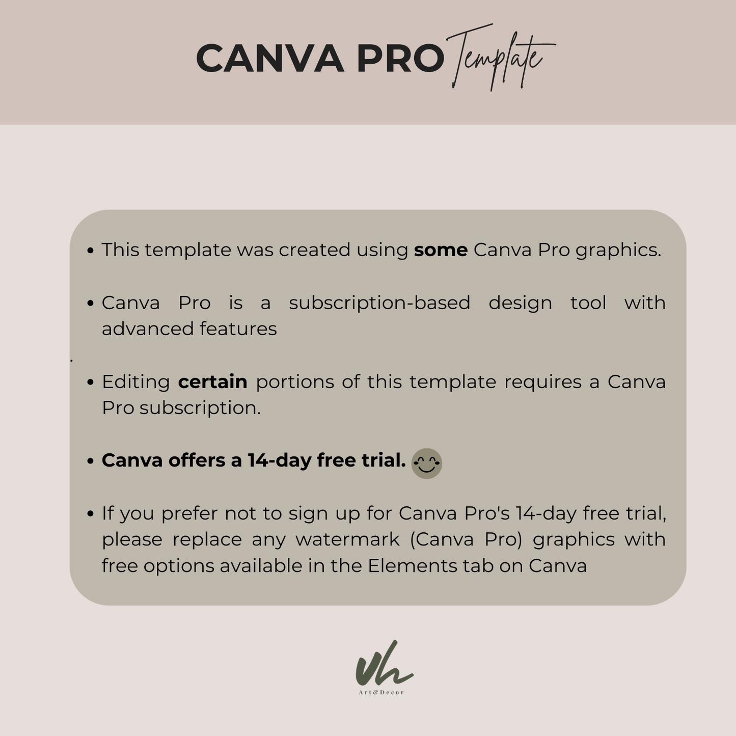 Jesmonite Care Card Template | QR Code
