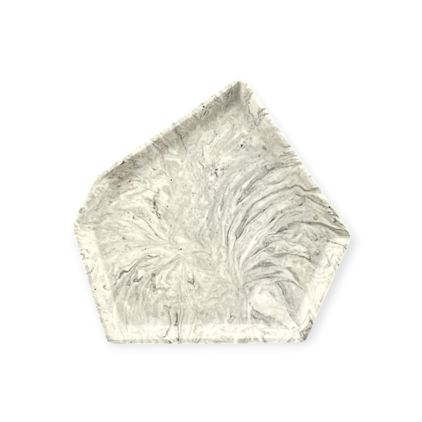 Geometric Trinket II | Grey & White