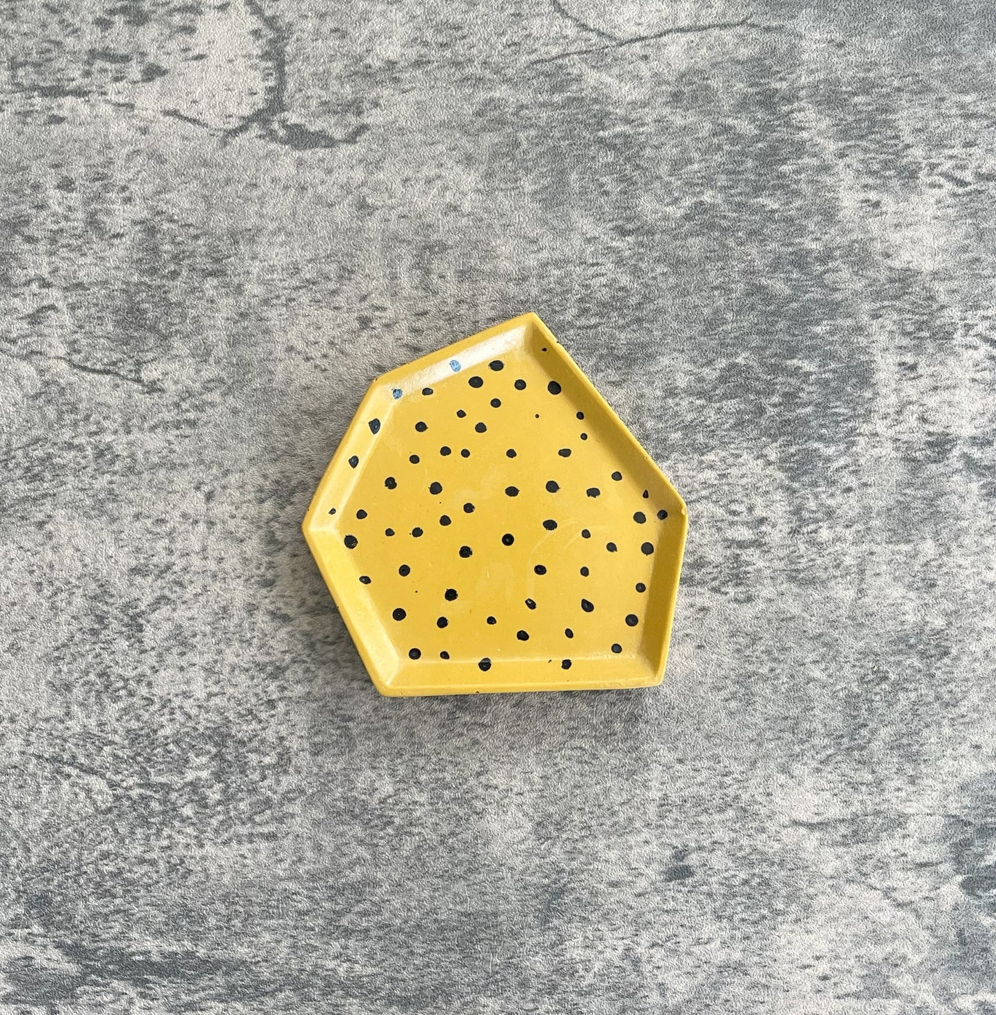 Geometric Trinket I | Yellow + Black