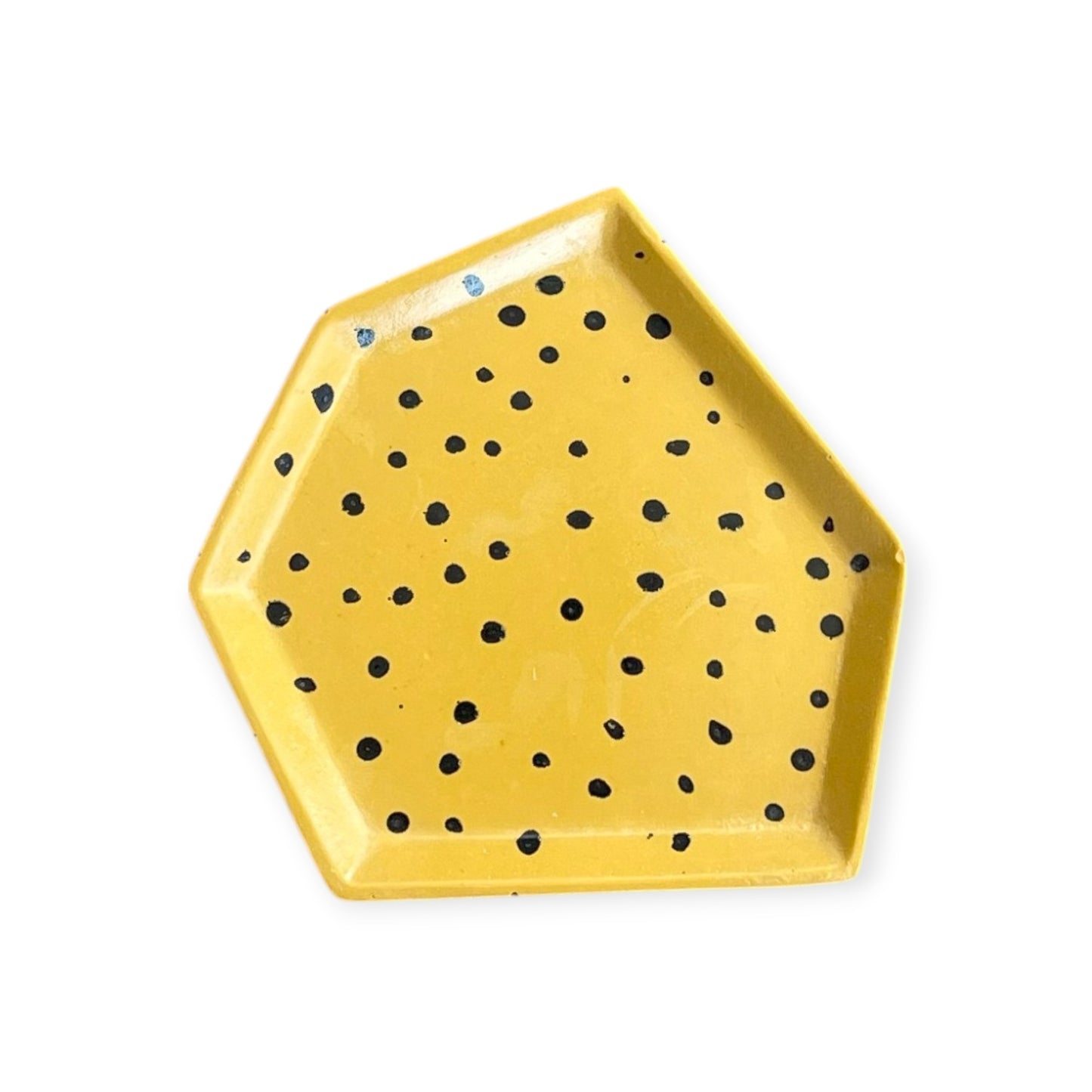 Geometric Trinket I | Yellow + Black