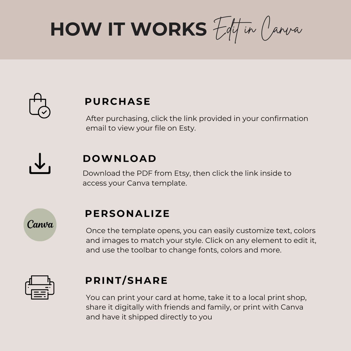 Wedding Planner Business Card | Canva Template