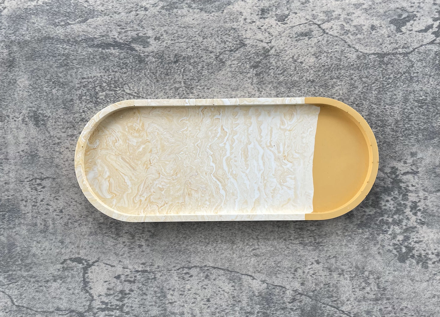 Large Oval Tray | Yellow