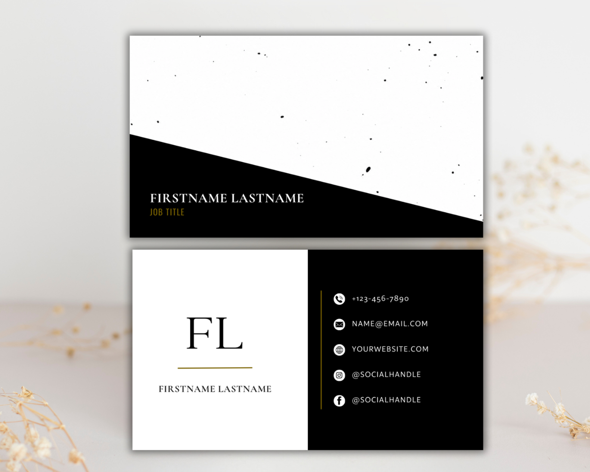 Minimalist Business Card | Canva Template