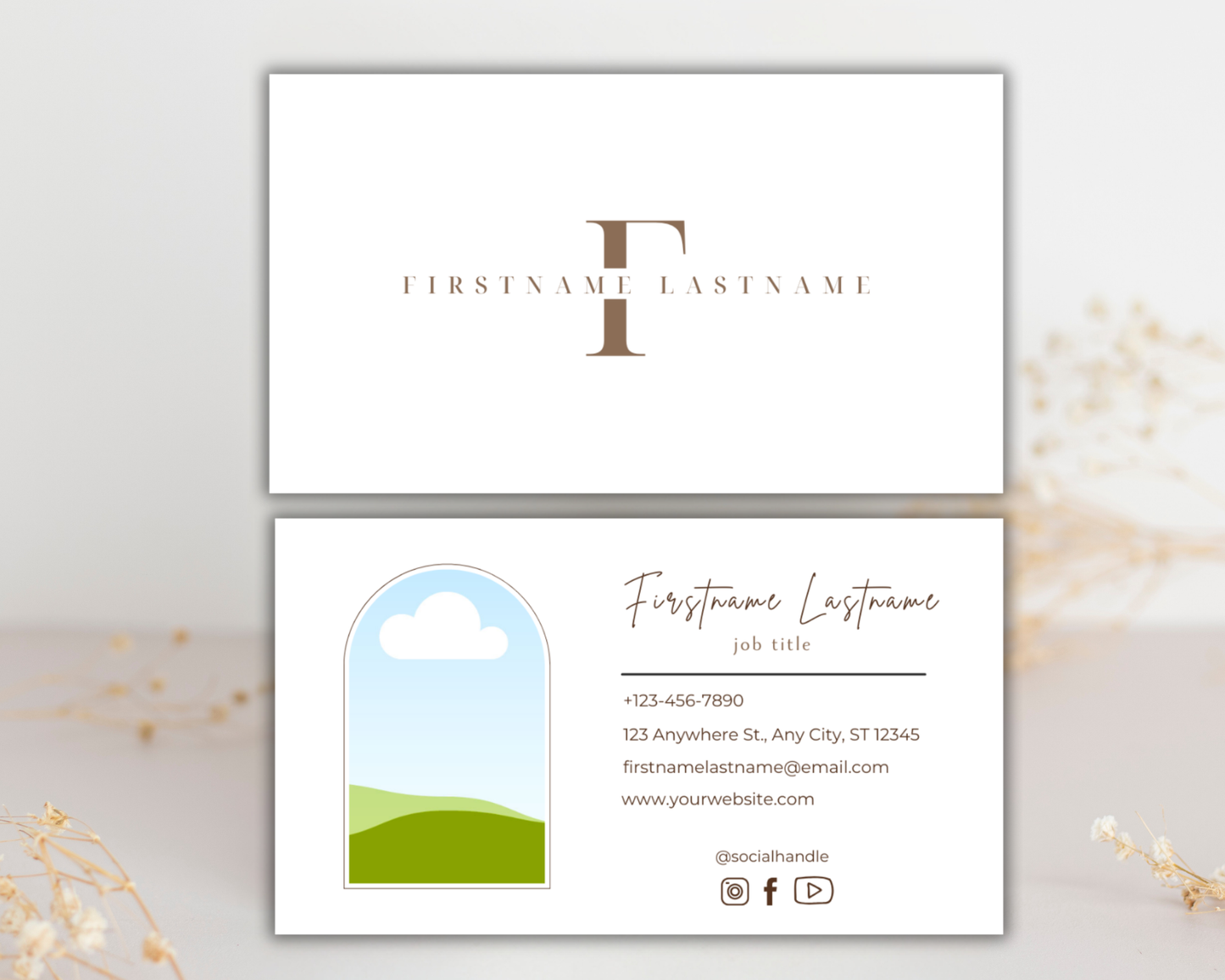 Modern Business Card | Canva Template