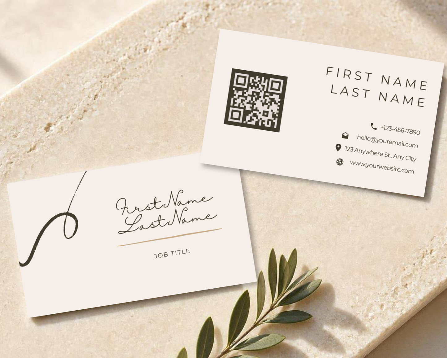 Minimalist Business Card | Canva Template
