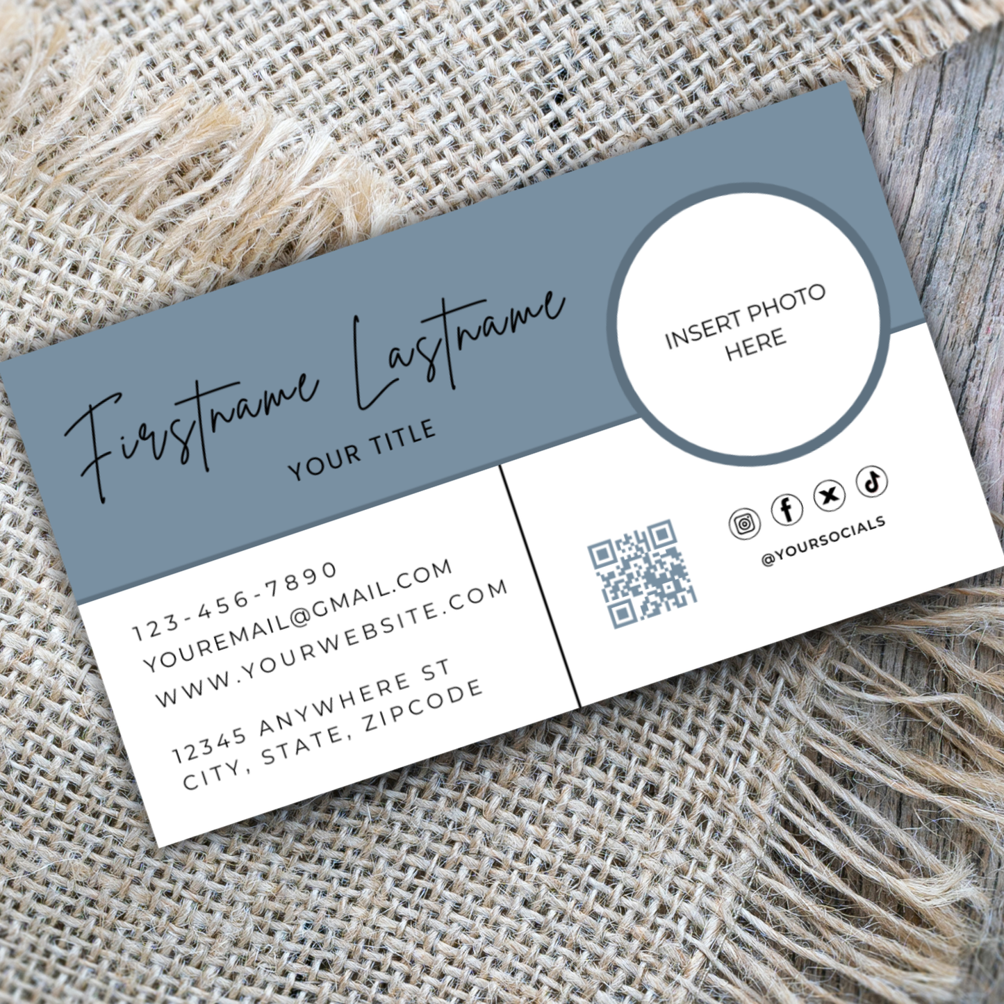 Modern Business Card Template | Entrepreneur Business Card