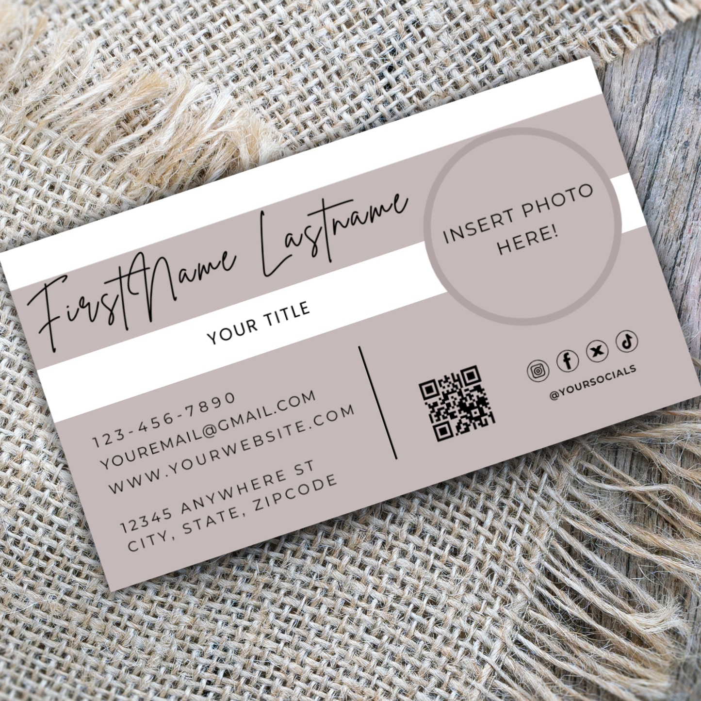 Modern Business Card Template | Entrepreneur Business Card