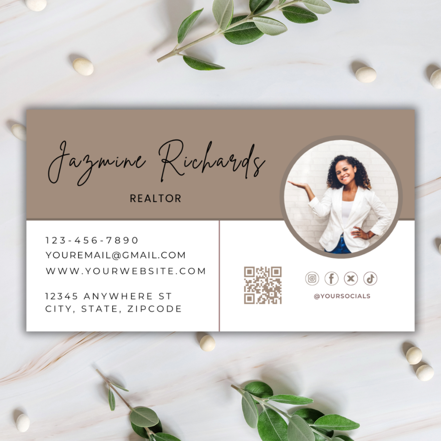 Modern Business Card Template | Entrepreneur Business Card