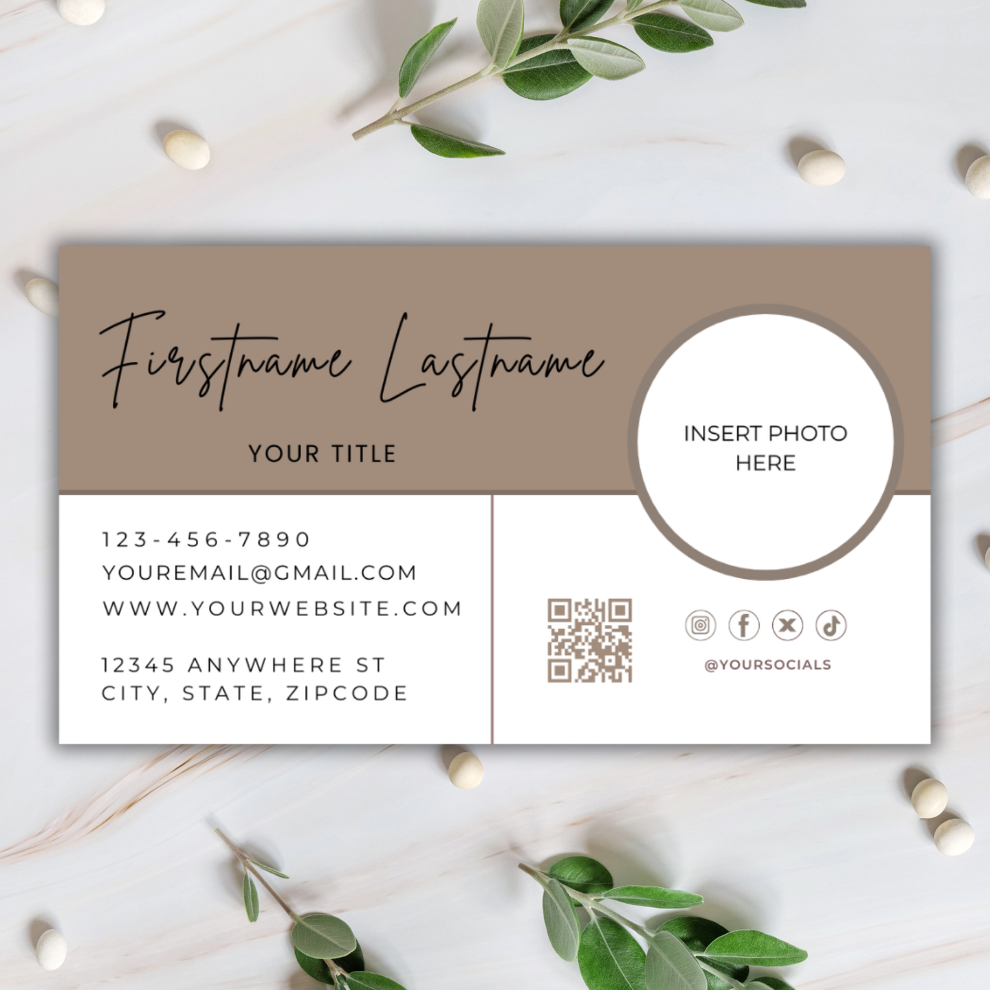 Modern Business Card Template | Entrepreneur Business Card