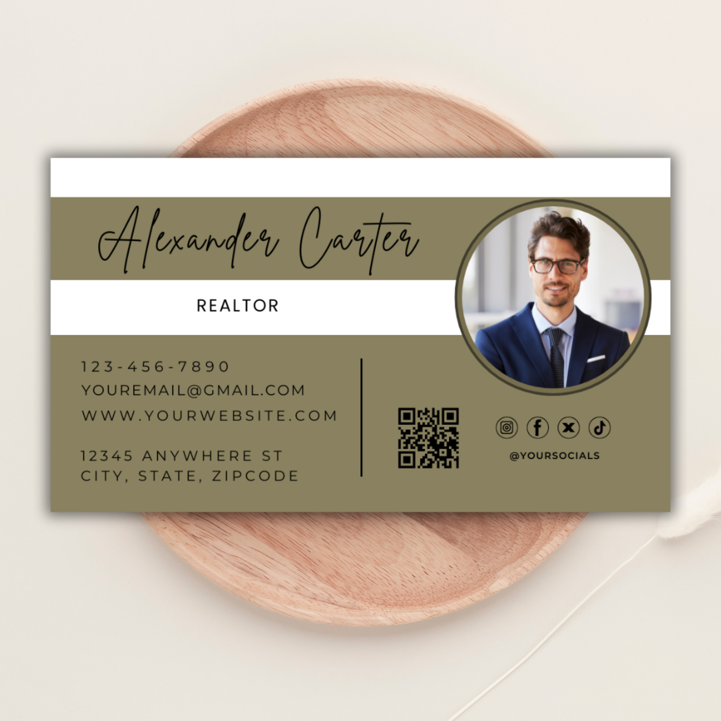 Modern Business Card Template | Entrepreneur Business Card