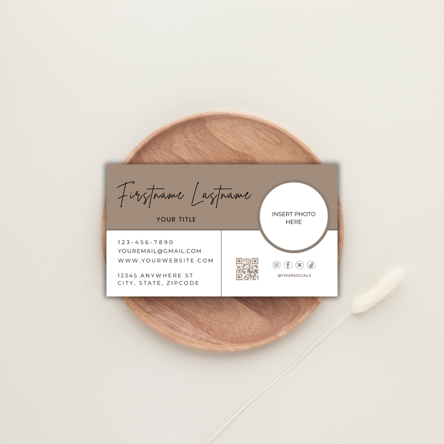 Modern Business Card Template | Entrepreneur Business Card