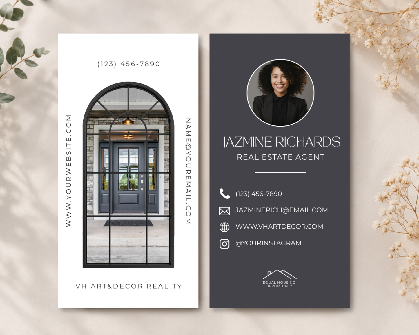 Realtor Business Card | Canva Template