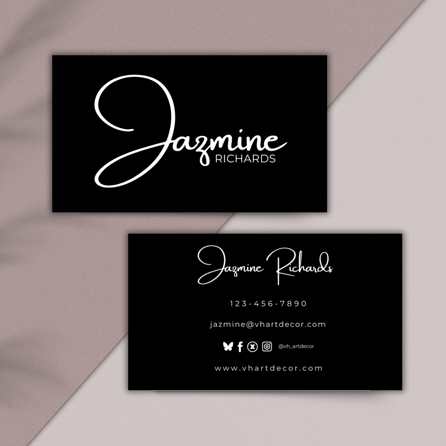 Modern Business Card Template | Entrepreneur Business Card