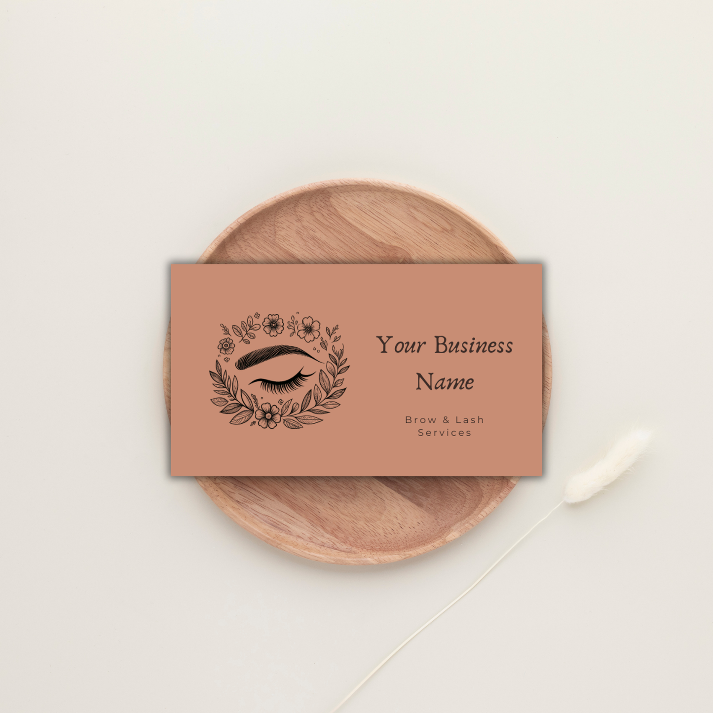 Modern Business Card Template | Lash/Eyebrow Artist