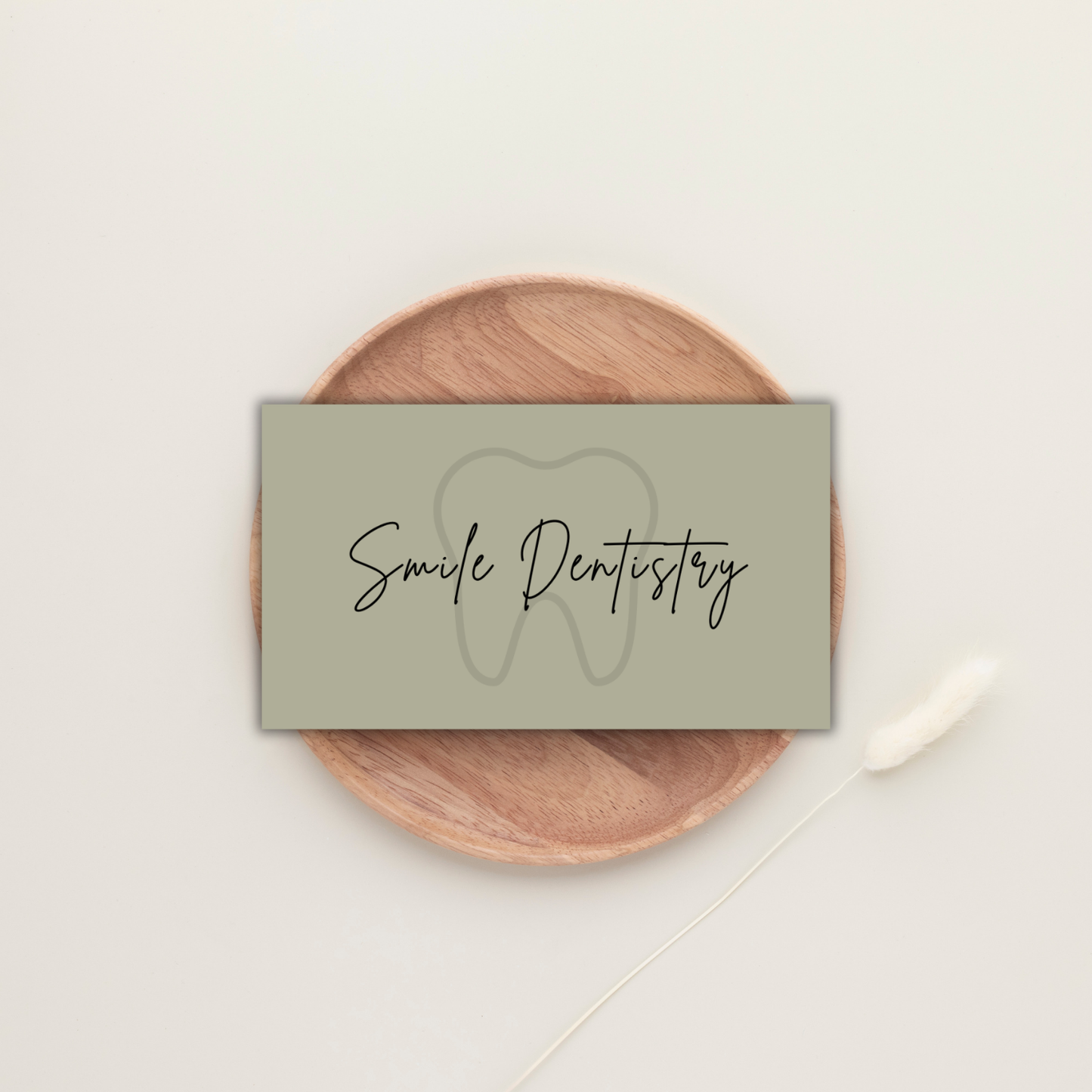 Editable Dental Business Card Template | Canva Template