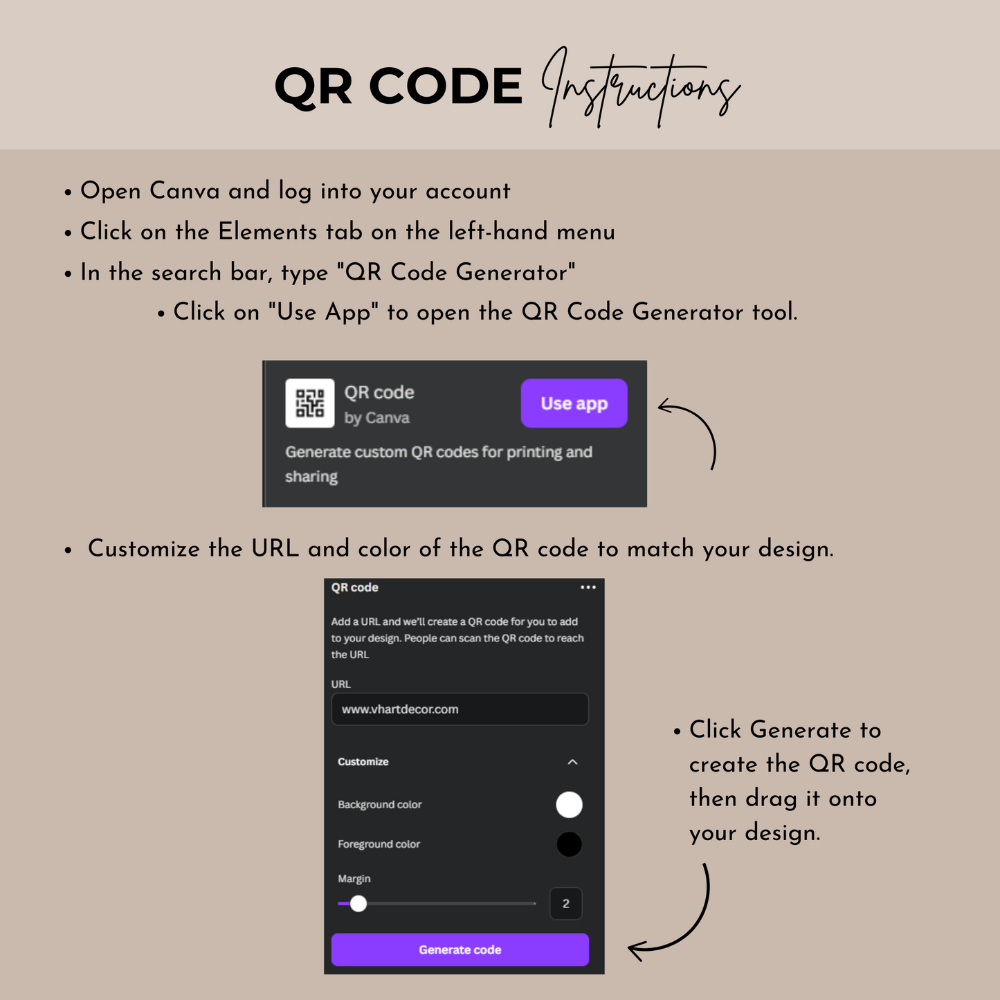 Jesmonite Care Card | Care Card Template | Jesmonite Instructions