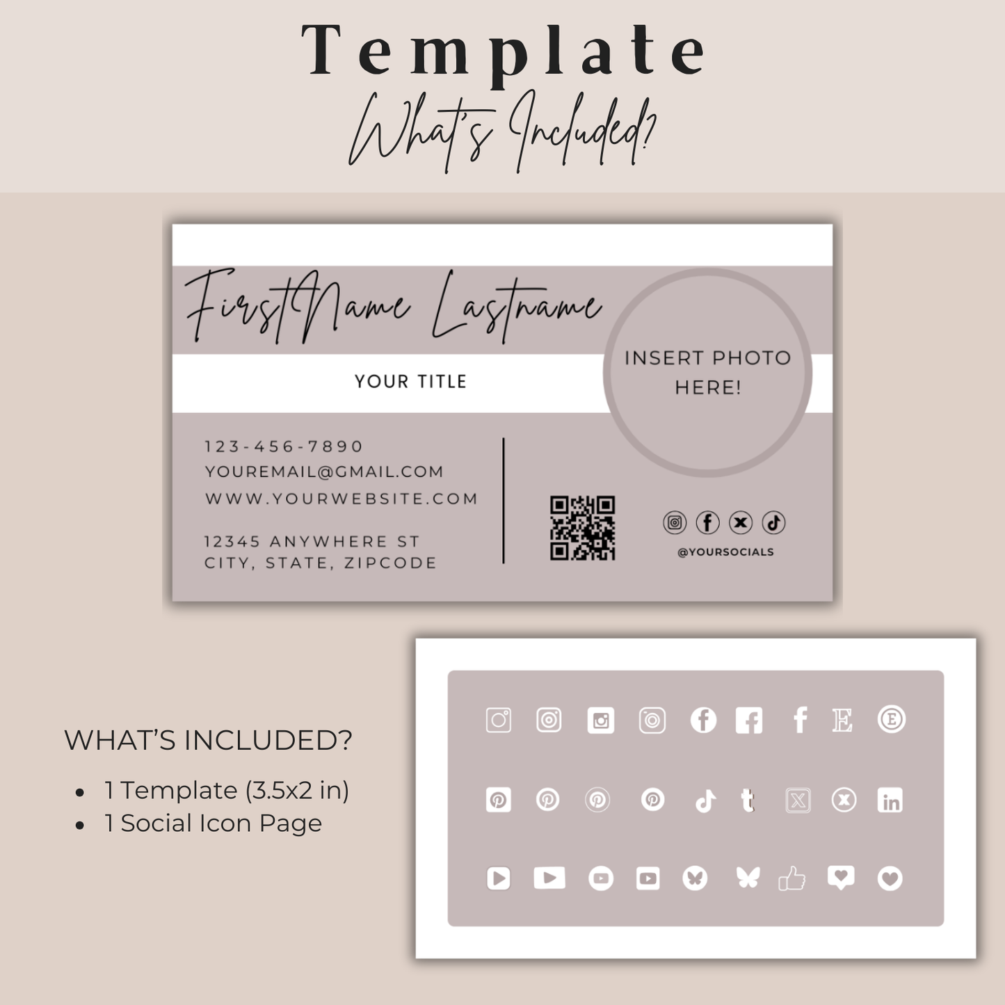 Modern Business Card Template | Entrepreneur Business Card