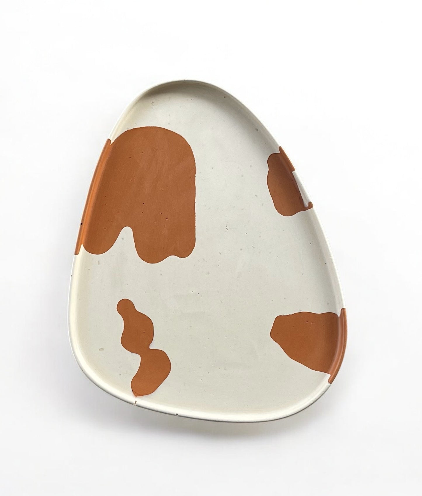 Large Triangle Accent Tray | Tan, Terracotta