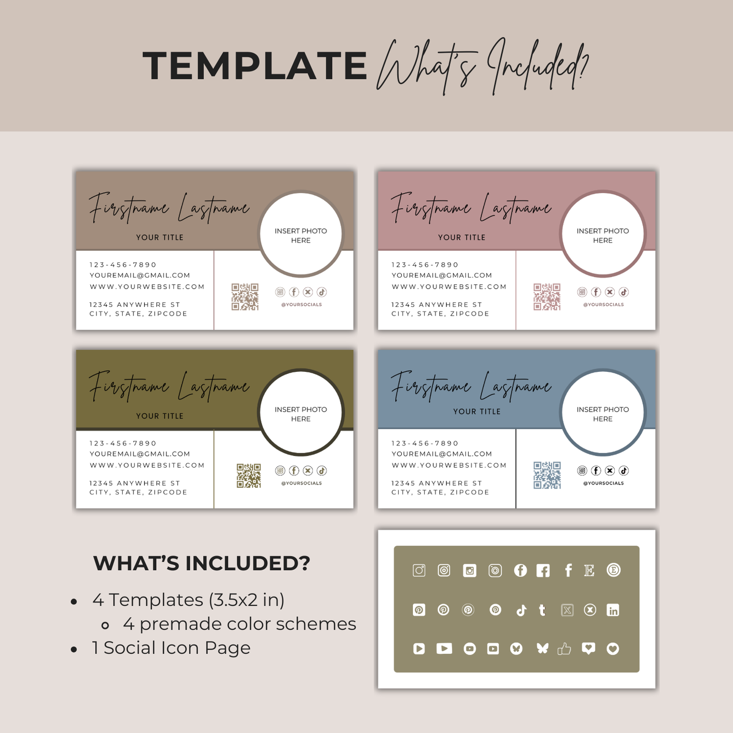 Modern Business Card Template | Entrepreneur Business Card