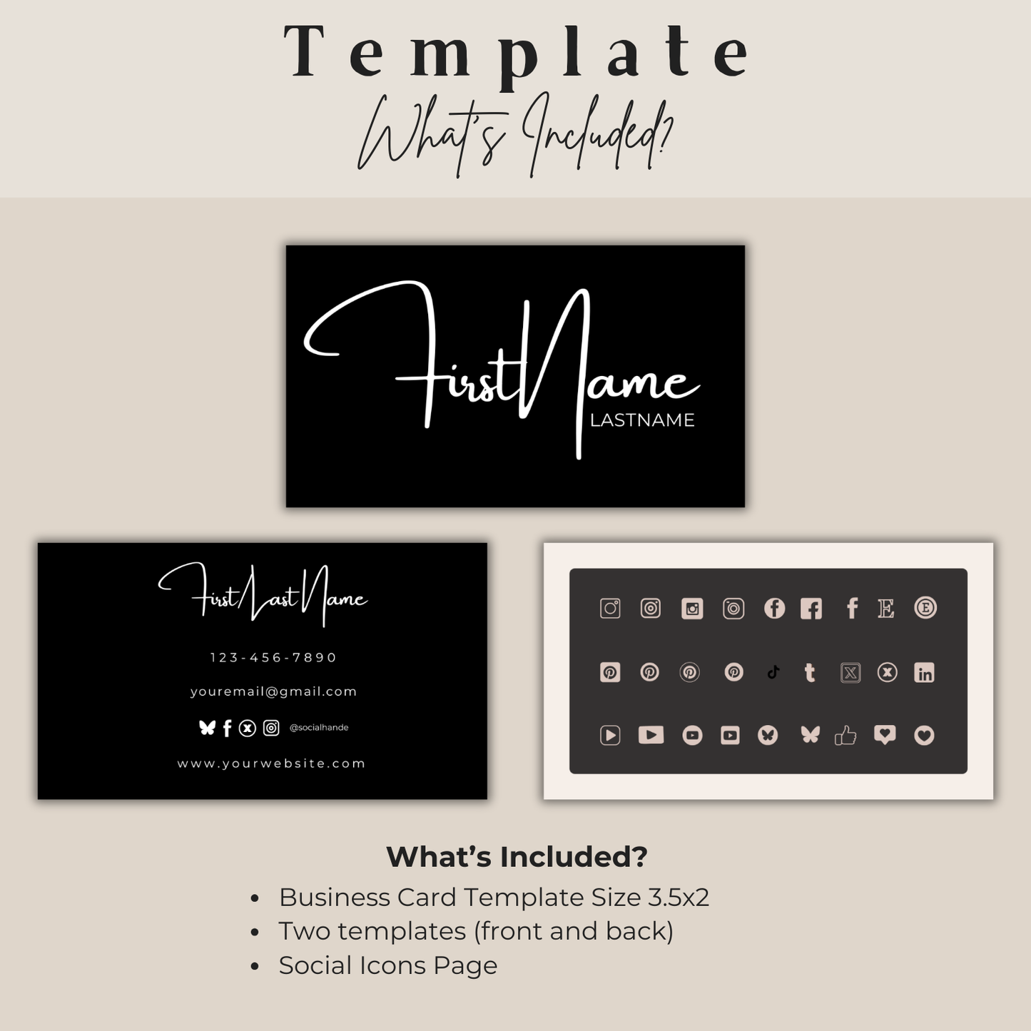 Modern Business Card Template | Entrepreneur Business Card