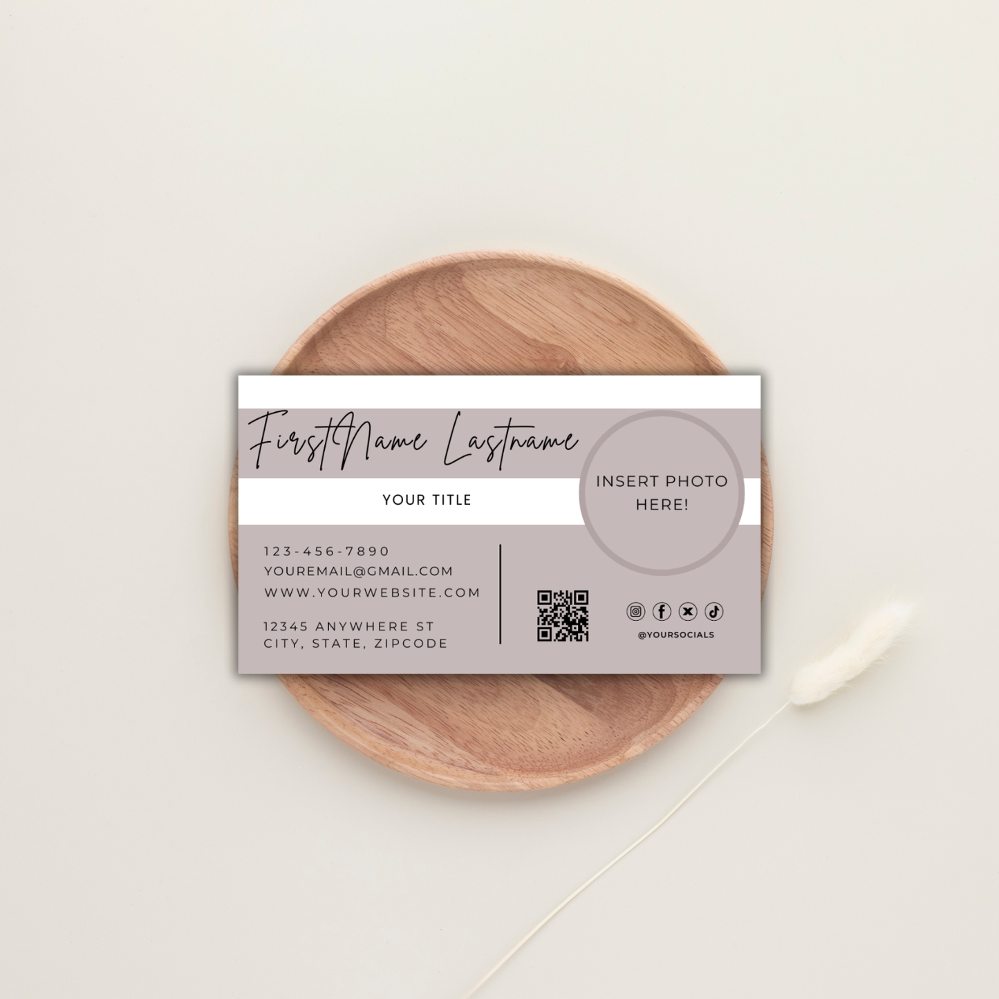 Modern Business Card Template | Entrepreneur Business Card