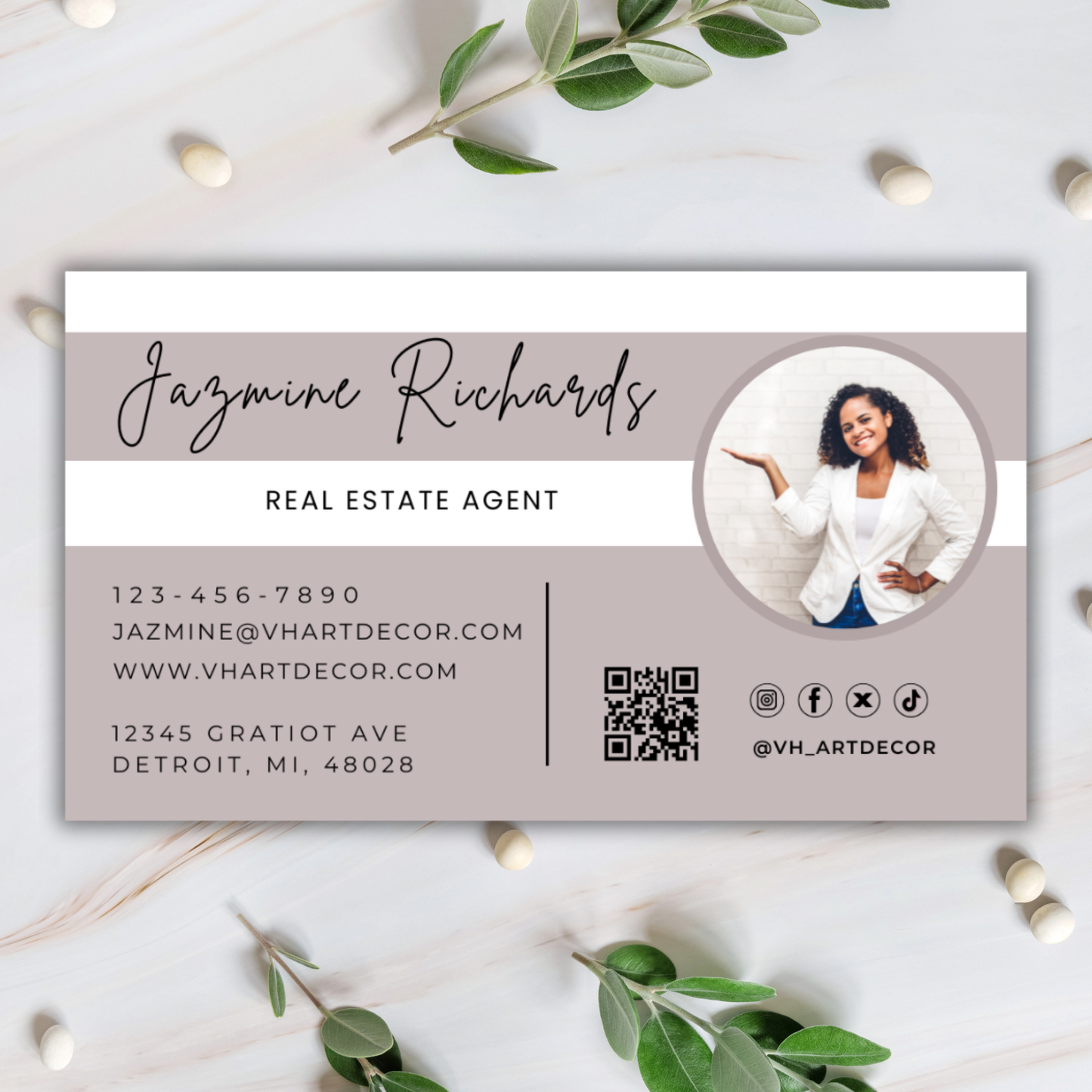 Modern Business Card Template | Entrepreneur Business Card