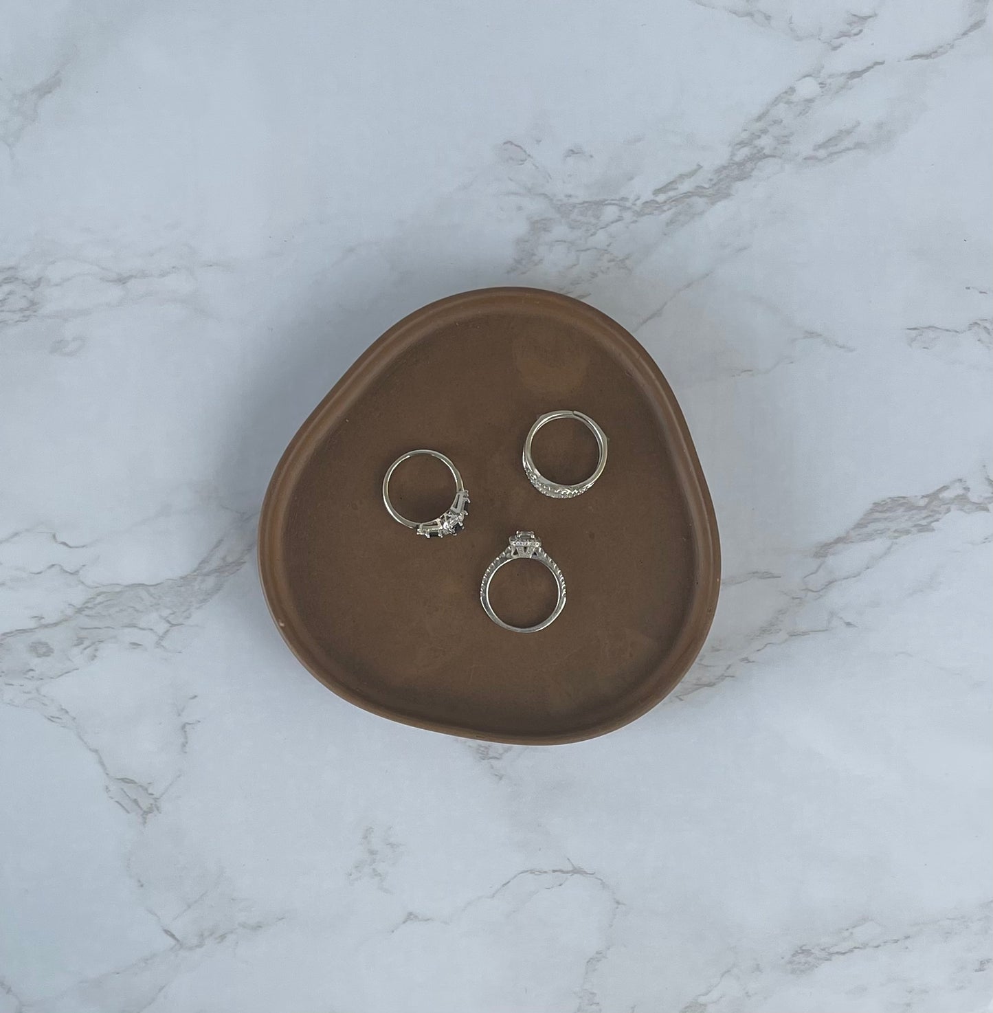 Small Triangle Trinket | Brown