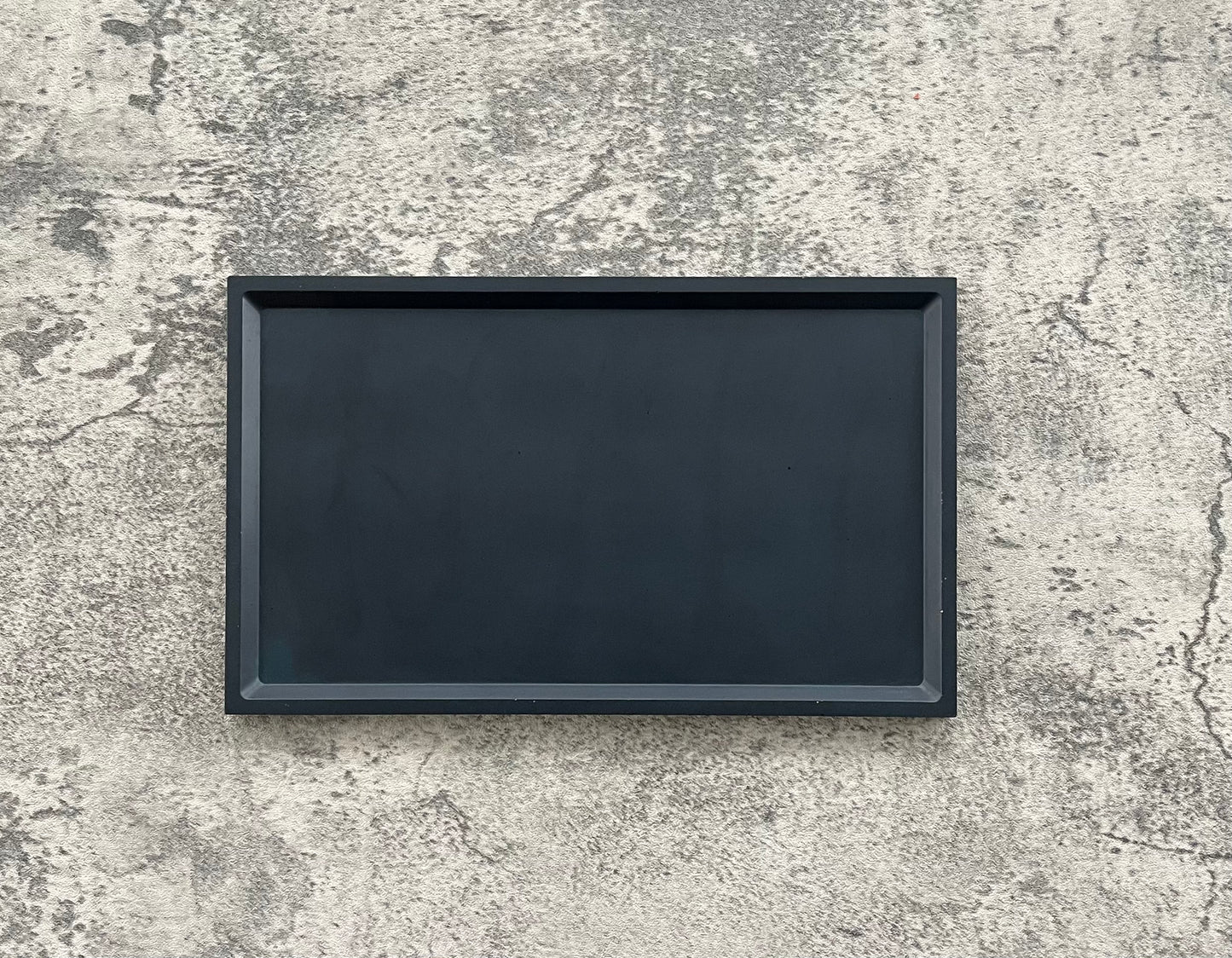 Flat Rectangle Tray | Black