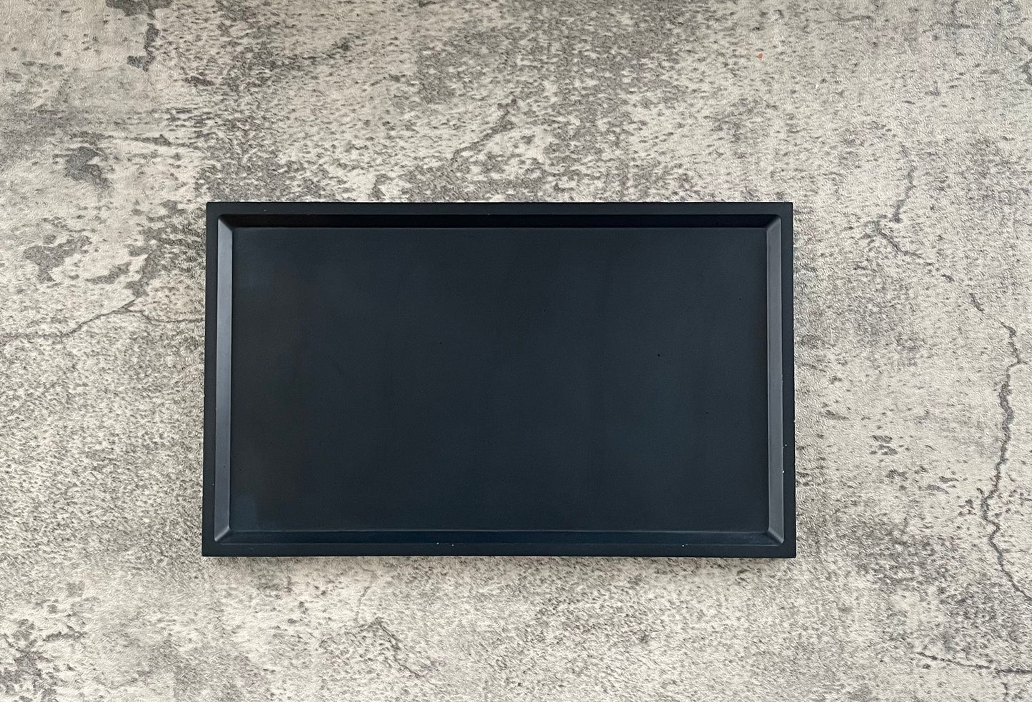 Flat Rectangle Tray | Black