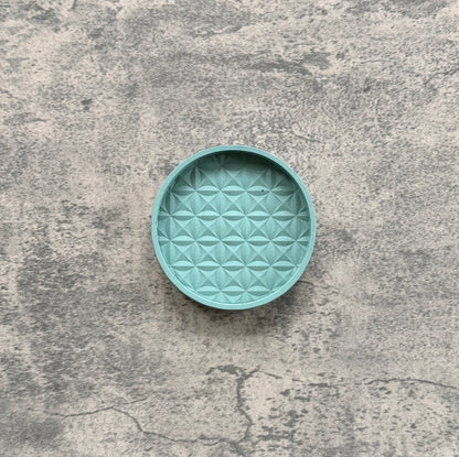 Circle Trinket | Misty Aqua