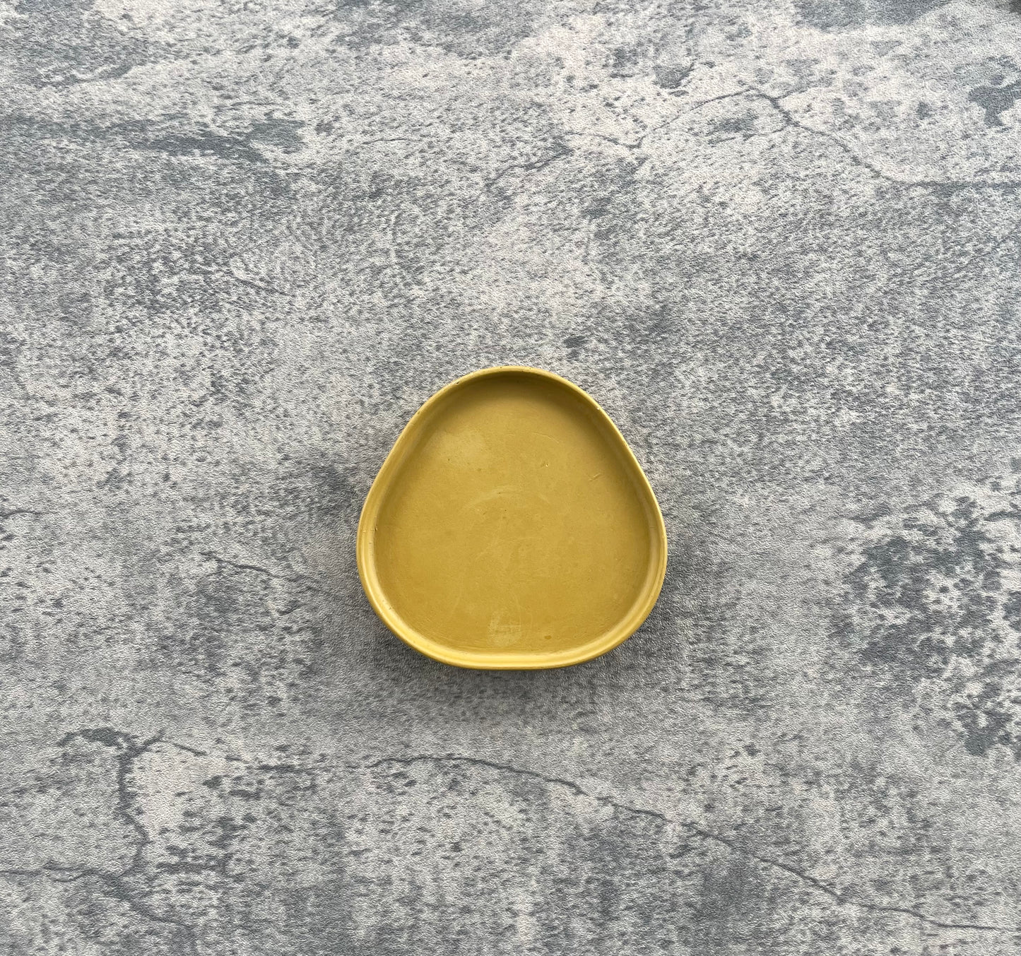 Small Triangle Trinket | Golden Yellow