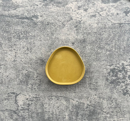 Small Triangle Trinket | Golden Yellow