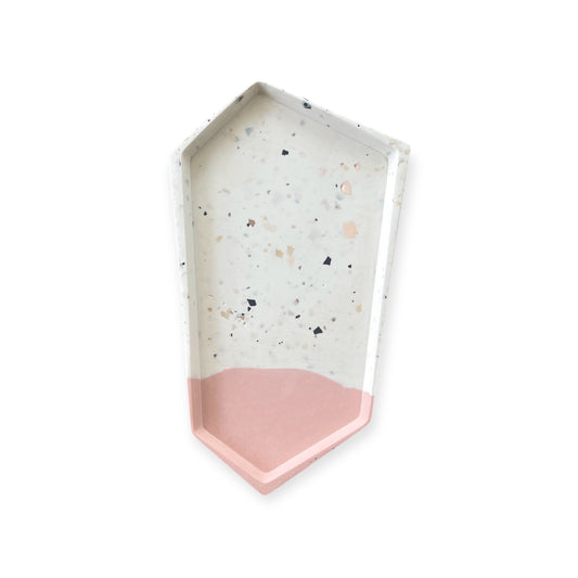Small Accent Tray | Pink + Terrazzo