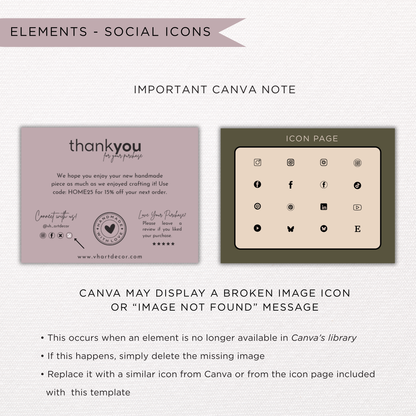 Small Business Thank You Card | Editable in Canva