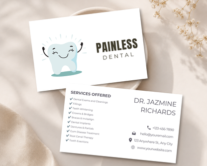 Dental Business Card | Canva Template