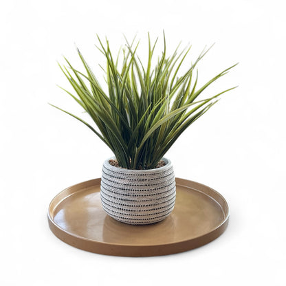 Large Circle Tray | Brown