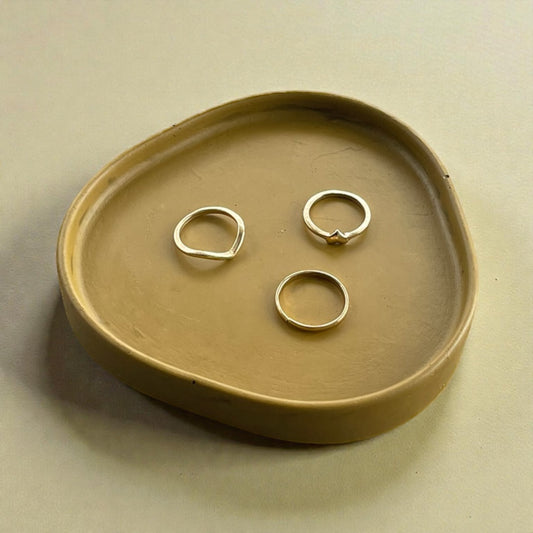 Small Triangle Trinket | Golden Yellow II