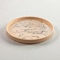 Medium Circle Tray | Orange & Black