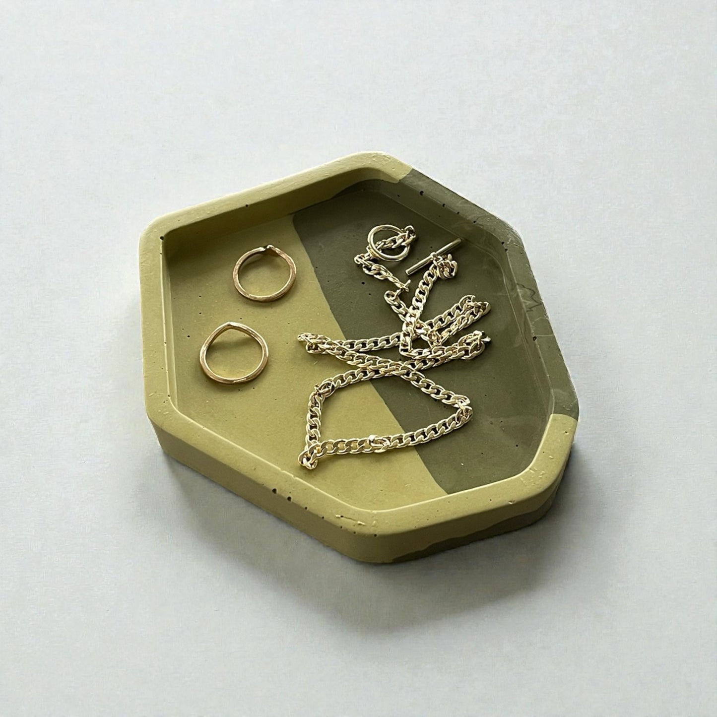 Small Abstract Trinket | Green